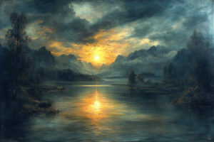 una pintura de leonardo da vinci de un rio en las rocallosas --ar 3:2 --stylize 1000 --v 6.1 Job ID: 938078ed-566f-4693-a704-a3500545c2d3